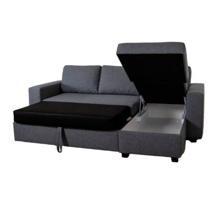 Sovesofa med chaiselong